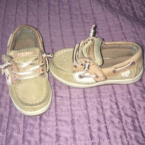 Gold sparkle Sperry’s